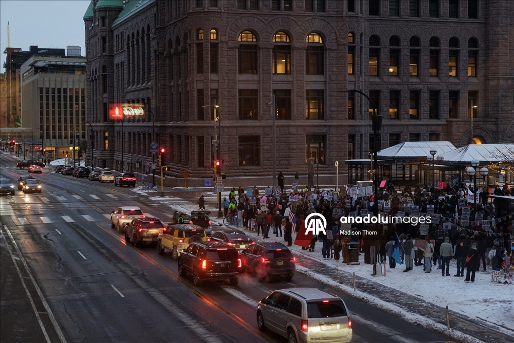 В городе Миннеаполис в США продолжаются протесты против ICE
