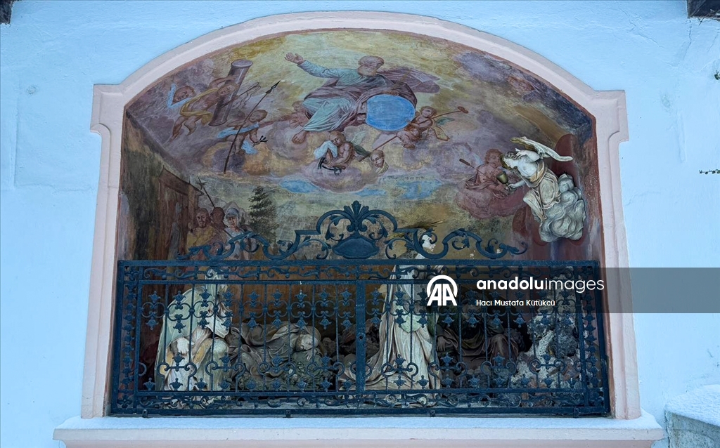 Зимняя магия города Хальштатт в Австрии