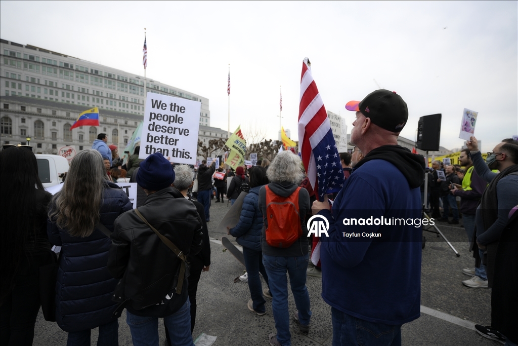 В Калифорнии прошли протесты против Трампа