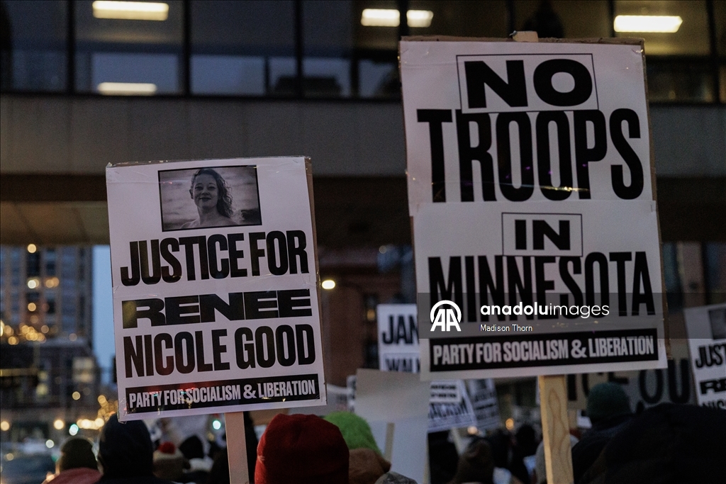 В городе Миннеаполис в США продолжаются протесты против ICE