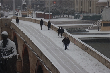 Snowfall in Skopje
