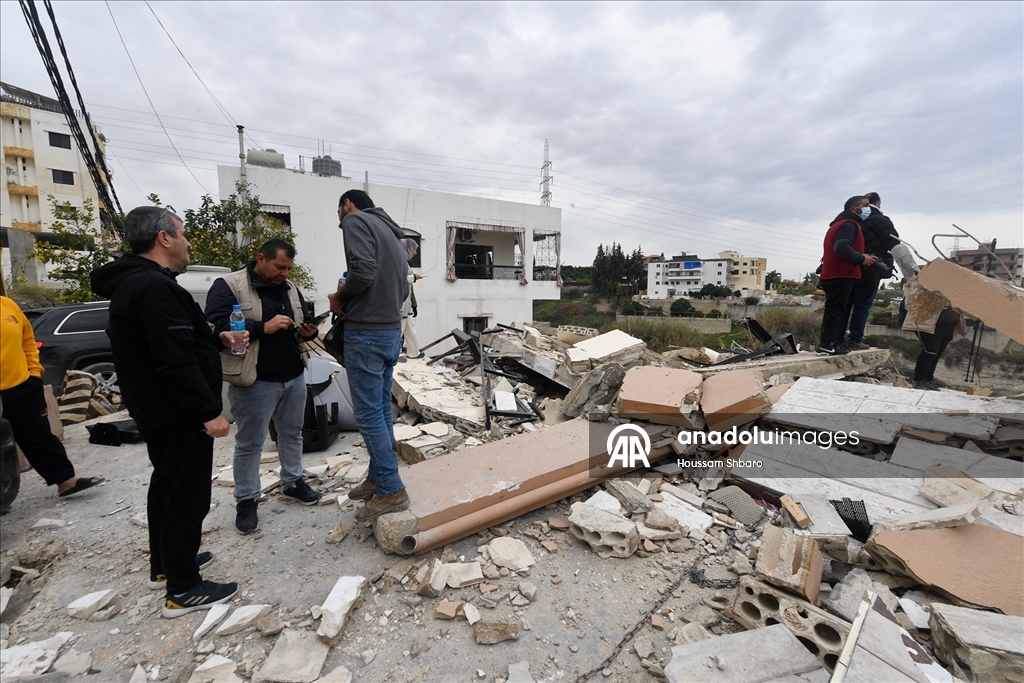 İsrail'in Lübnan'ın güneyine düzenlediği hava saldırıları