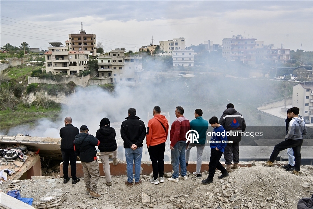 İsrail'in Lübnan'ın güneyine düzenlediği hava saldırıları