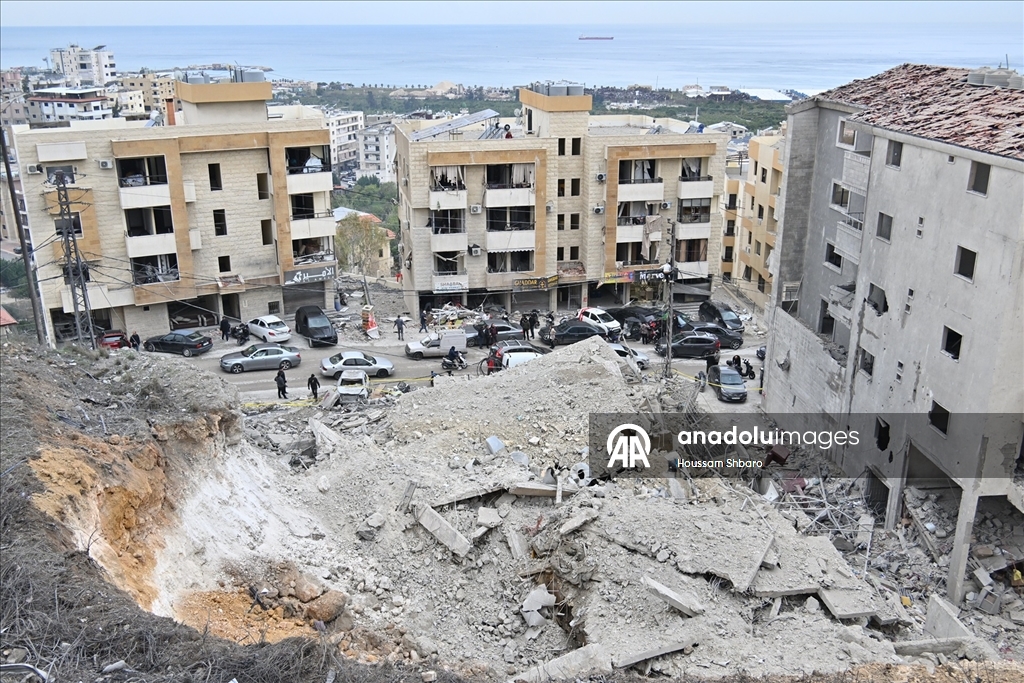 İsrail'in Lübnan'ın güneyine düzenlediği hava saldırıları