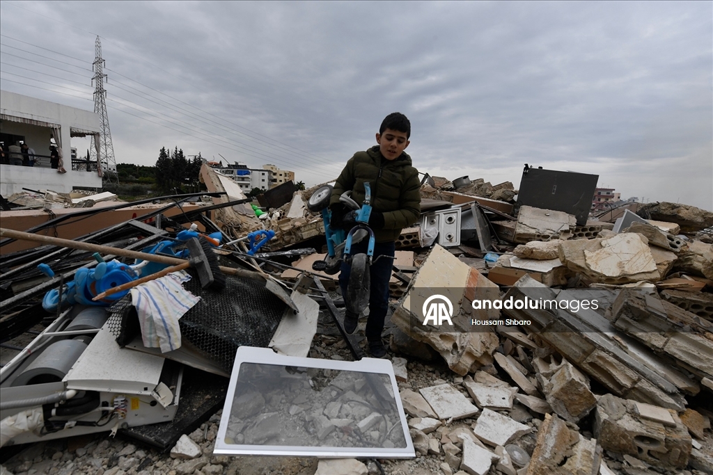 İsrail'in Lübnan'ın güneyine düzenlediği hava saldırıları