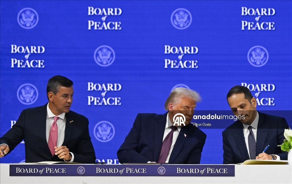 توقيع ميثاق "مجلس السلام" بحضور ترامب