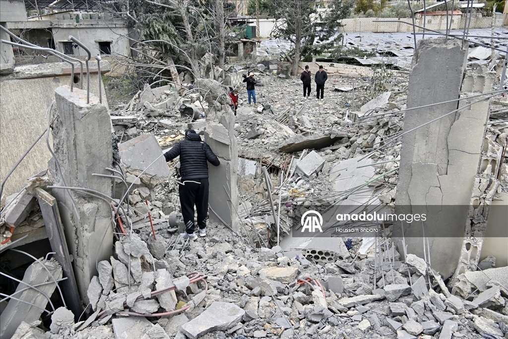 İsrail'in Lübnan'ın güneyine düzenlediği hava saldırıları