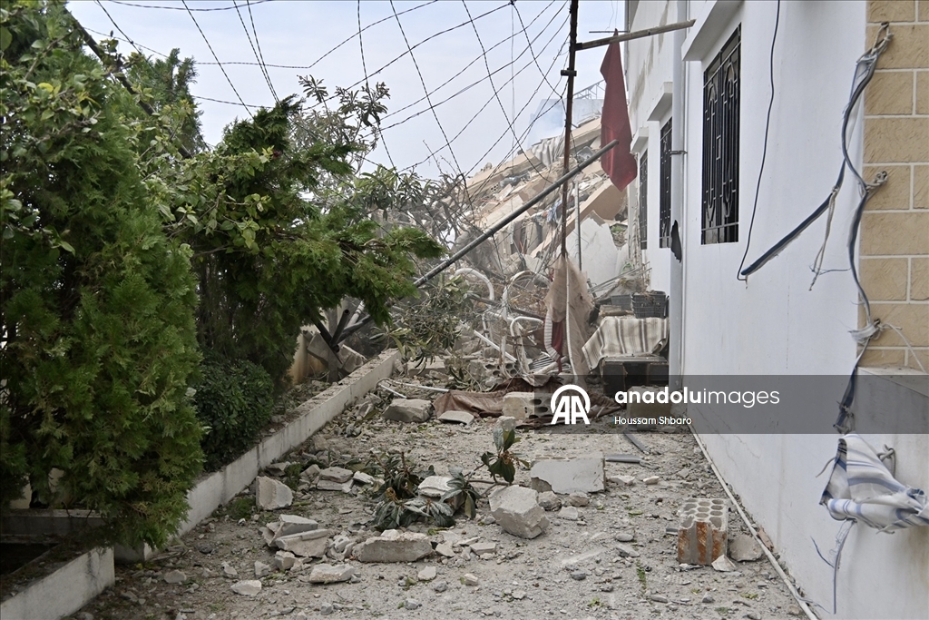 İsrail'in Lübnan'ın güneyine düzenlediği hava saldırıları