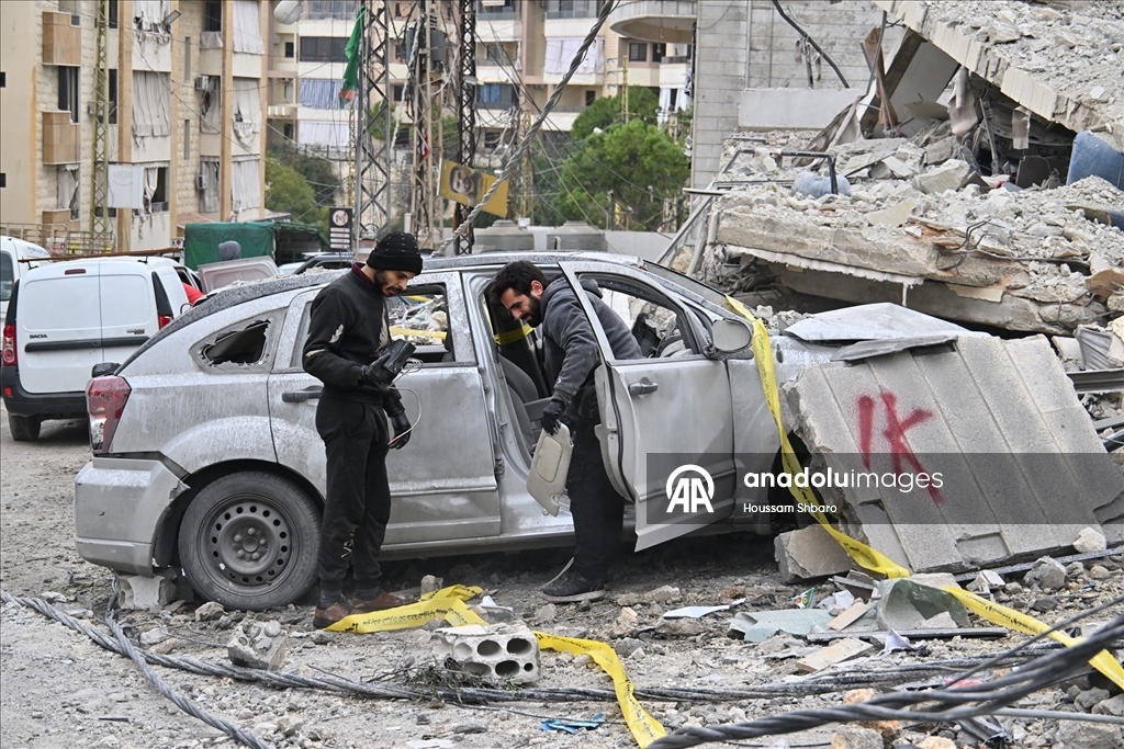 İsrail'in Lübnan'ın güneyine düzenlediği hava saldırıları