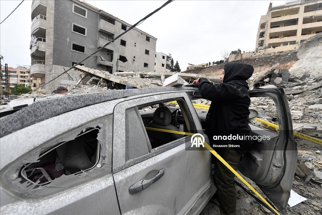 İsrail'in Lübnan'ın güneyine düzenlediği hava saldırıları