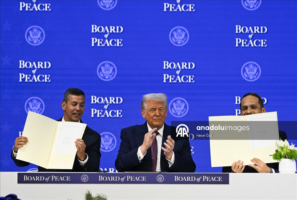 توقيع ميثاق "مجلس السلام" بحضور ترامب