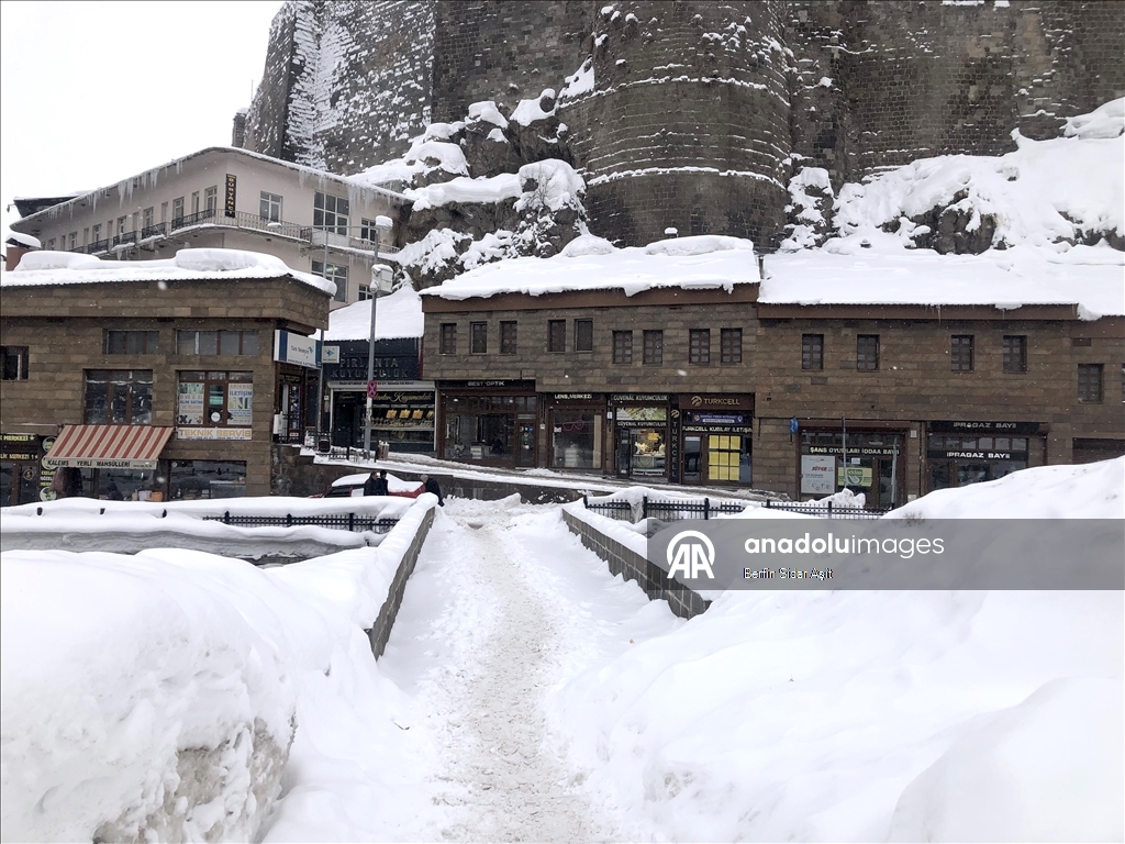 Bitlis'te kar yağışı