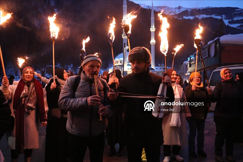 Trabzon'da "Uzungöl Kış Festivali" başladı