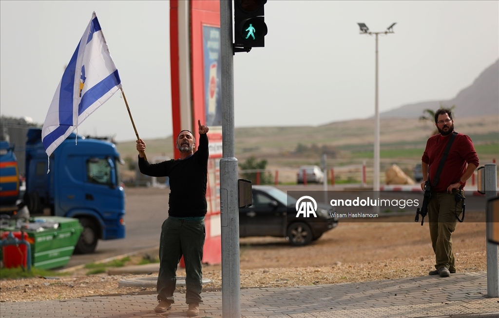 İsrail'in Filistinlilere yönelik ihlalleri Batı Şeria'da protesto edildi