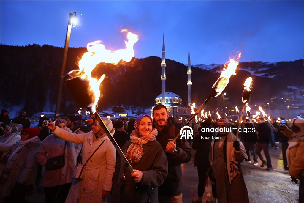 Trabzon'da "Uzungöl Kış Festivali" başladı