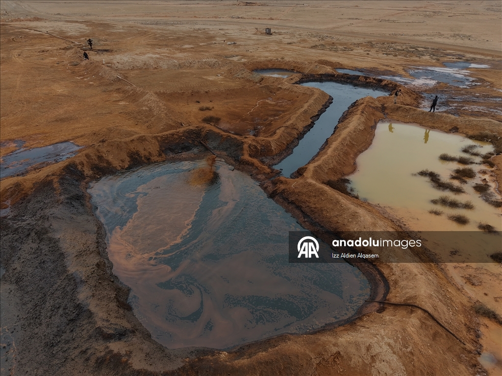 Дрон запечатлел крупнейшее нефтяное месторождение Сирии