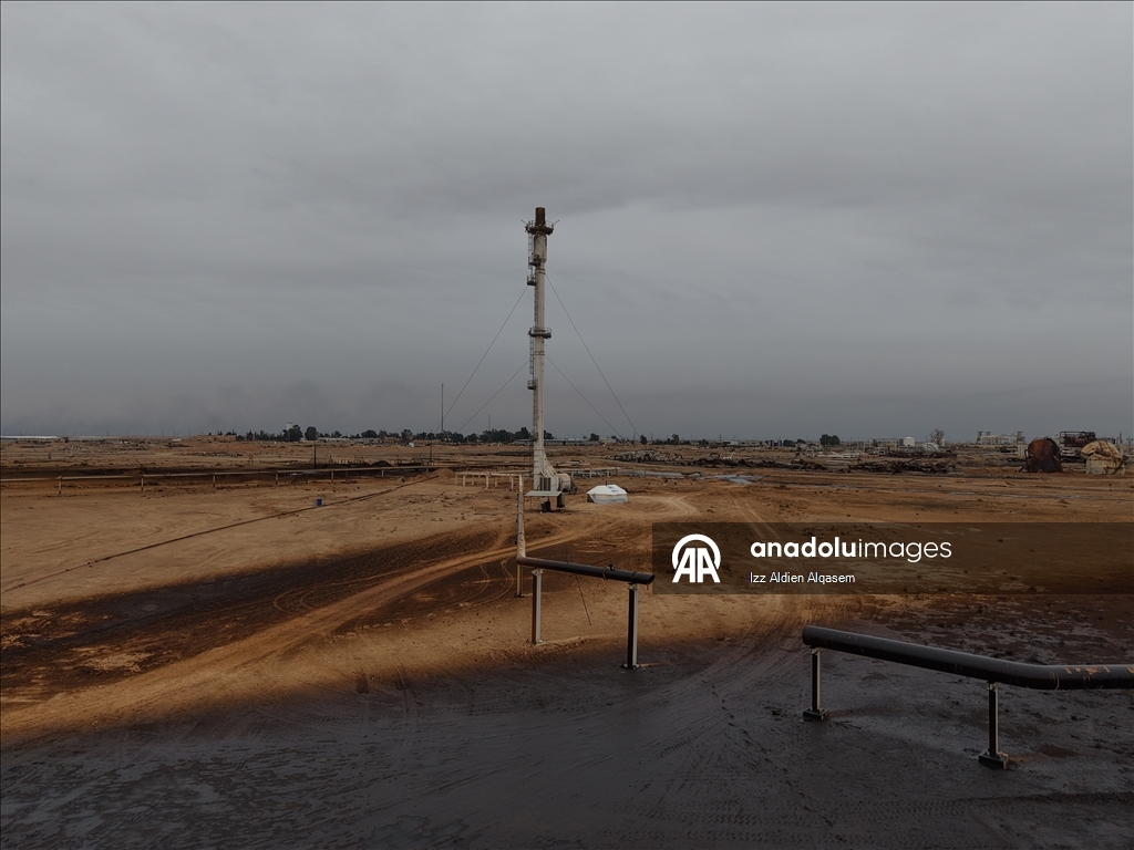 Дрон запечатлел крупнейшее нефтяное месторождение Сирии