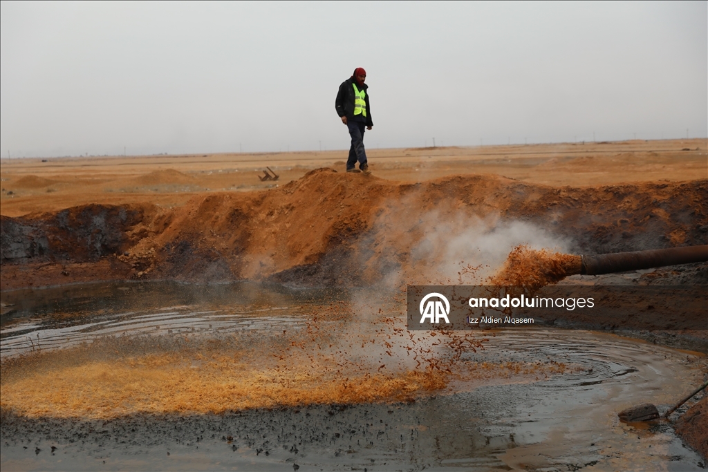 Дрон запечатлел крупнейшее нефтяное месторождение Сирии