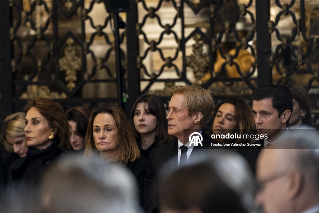 Fashion world bids farewell to legendary designer Valentino in Rome