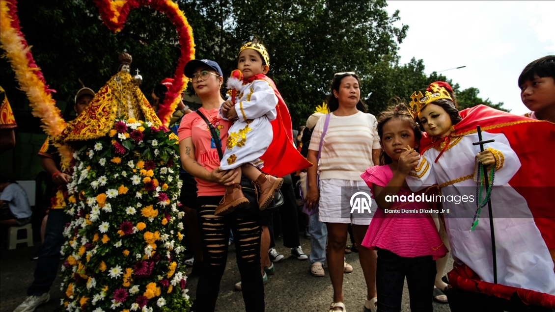 Filipinler'de "Dinagyang Festivali" renkli görüntülere sahne oldu