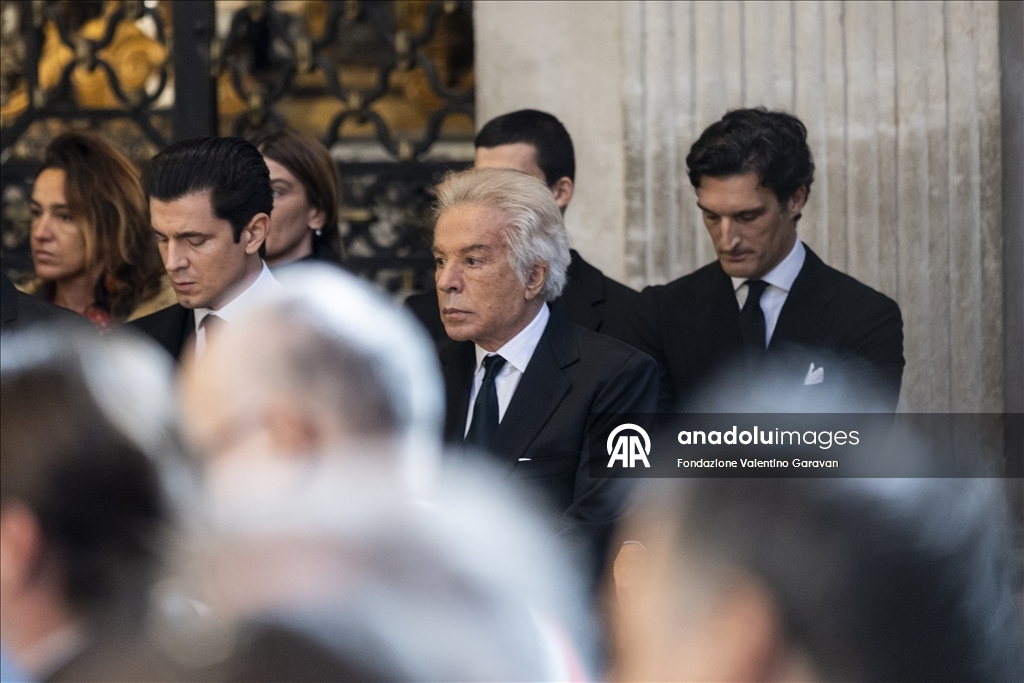 Fashion world bids farewell to legendary designer Valentino in Rome