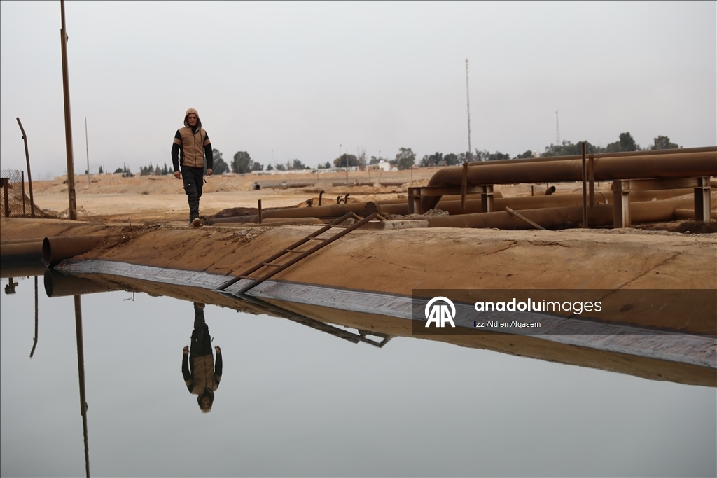 Дрон запечатлел крупнейшее нефтяное месторождение Сирии