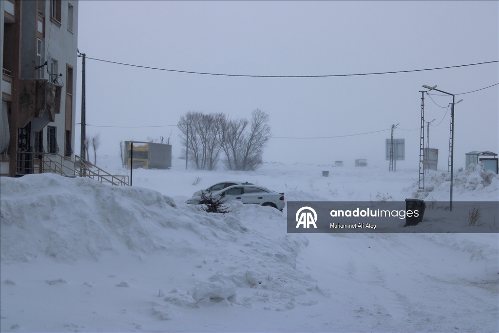 Ağrı'da tipi etkili oldu