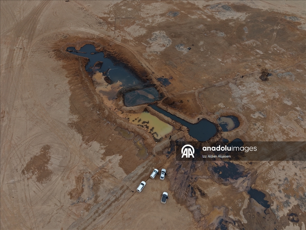 Дрон запечатлел крупнейшее нефтяное месторождение Сирии