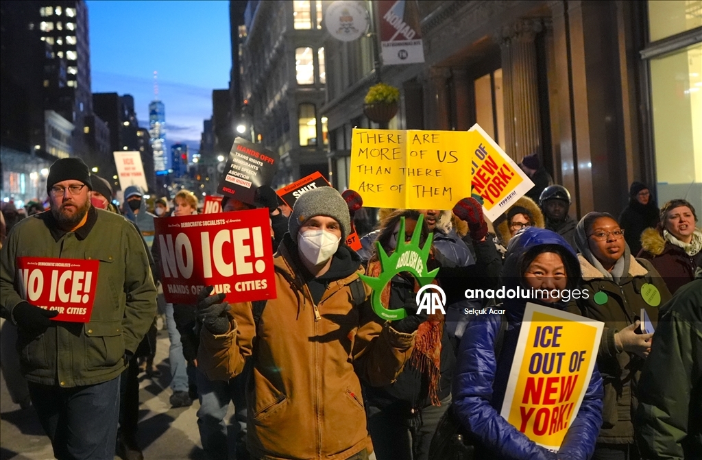 New York’ta ICE karşıtı protesto