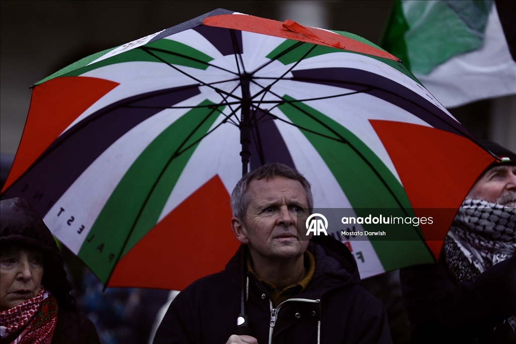 Dublin'de Filistin'e destek eylemi düzenlendi