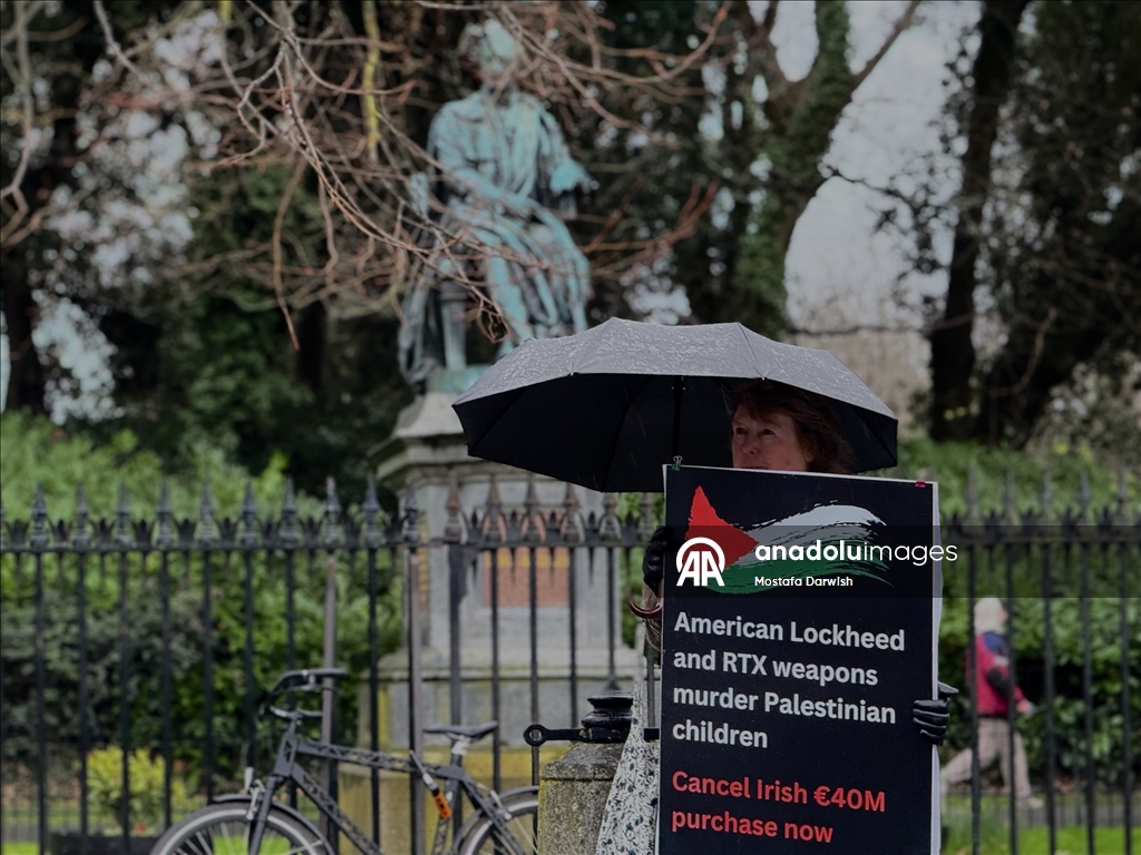 Dublin'de Filistin'e destek eylemi düzenlendi