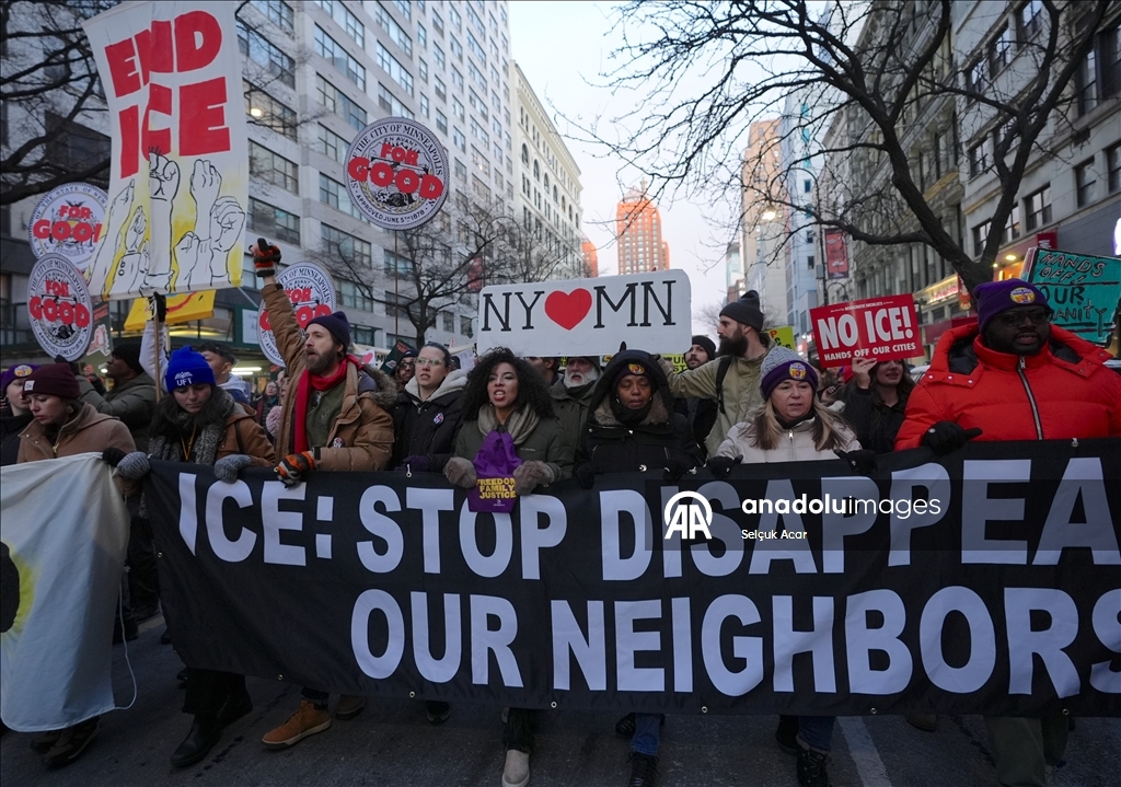New York’ta ICE karşıtı protesto