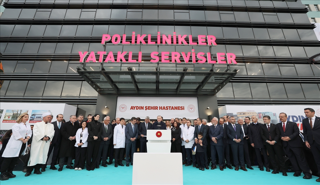 Cumhurbaşkanı Erdoğan, Aydın Şehir Hastanesi'nin açılışına katıldı