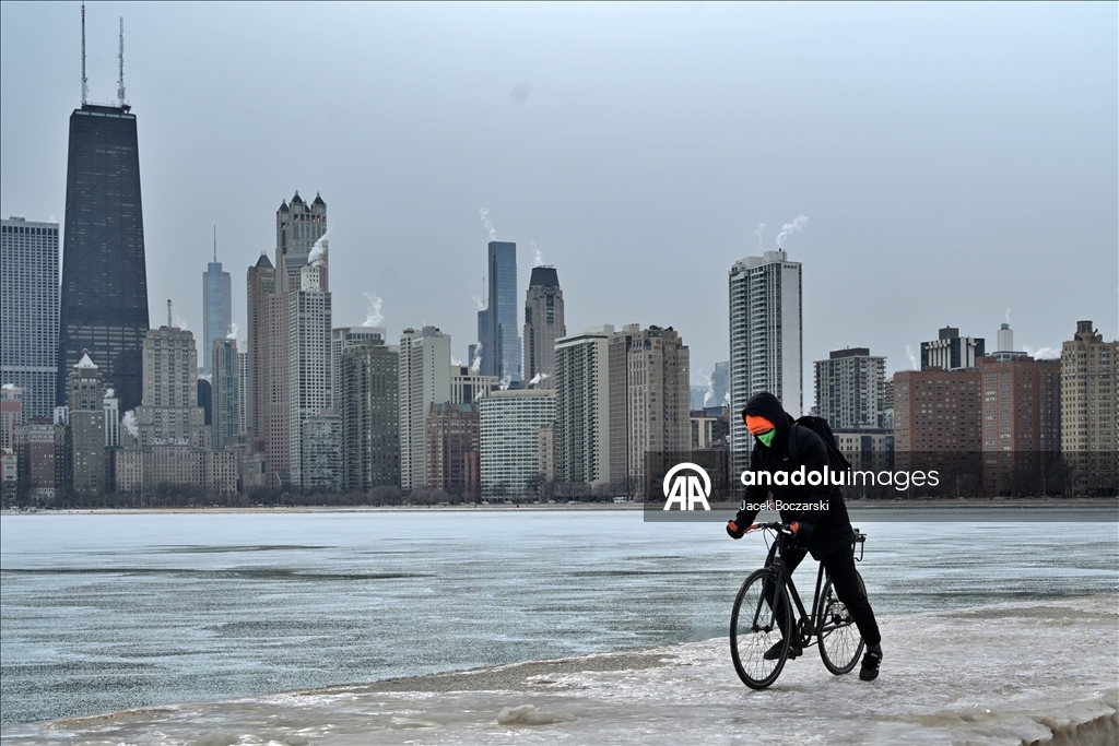 Chicago’da şiddetli soğuk hava dalgası etkili oldu 9