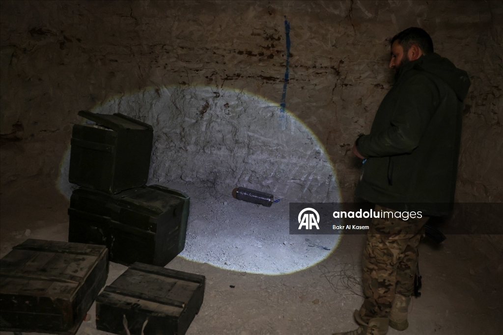 Terör örgütü YPG, Suriye'nin Fırat kıyısındaki beldenin altına kilometrelerce tünel kazdı