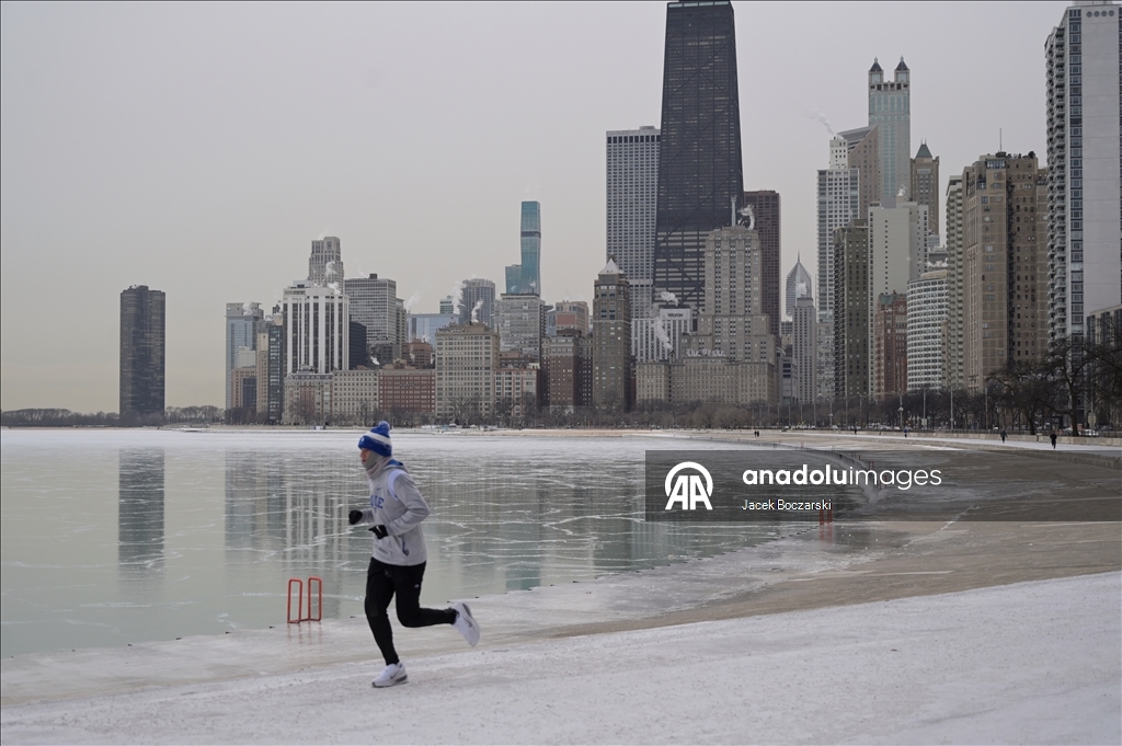 Chicago’da şiddetli soğuk hava dalgası etkili oldu 2