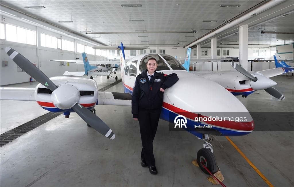 "Mektepli" kadın pilotlar THK Üniversitesinde yetişiyor 5