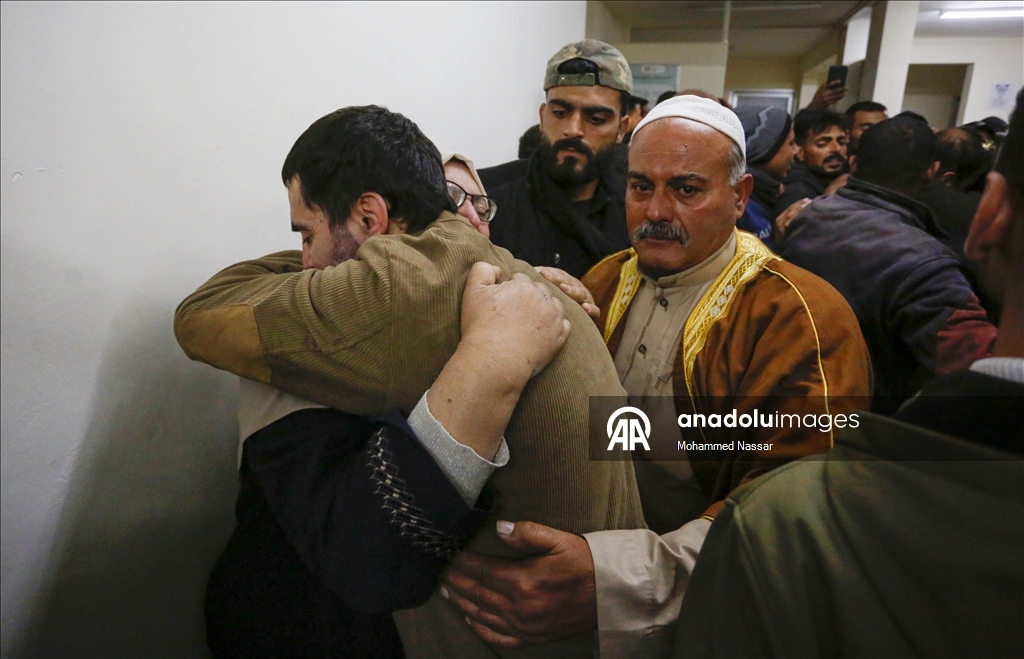 İsrail'in serbest bıraktığı bir grup Filistinli Gazze'ye ulaştı