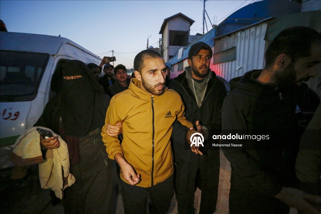 İsrail'in serbest bıraktığı bir grup Filistinli Gazze'ye ulaştı