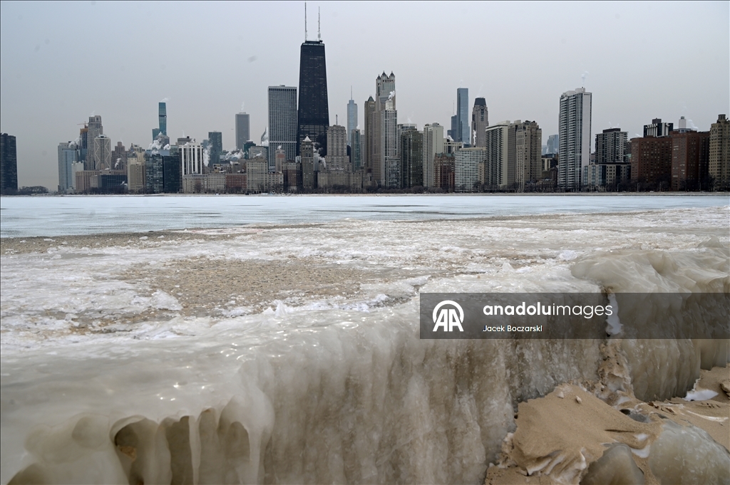 В Чикаго установилась экстремально холодная погода