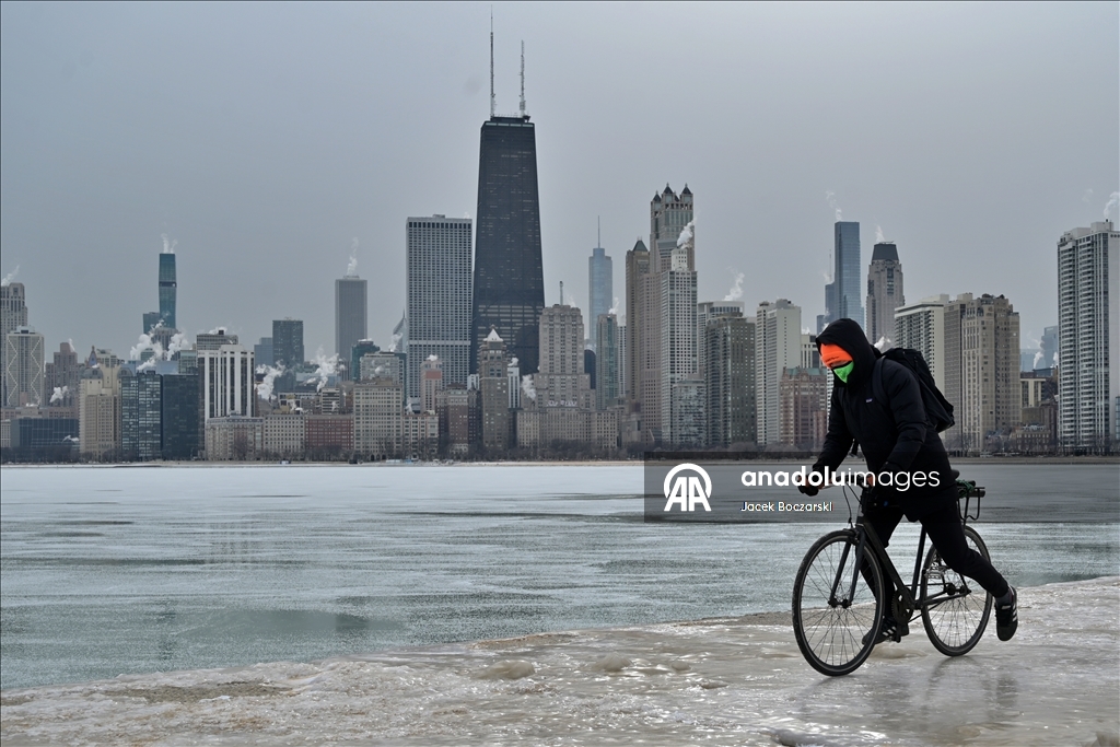В Чикаго установилась экстремально холодная погода
