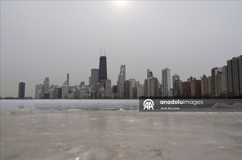 В Чикаго установилась экстремально холодная погода