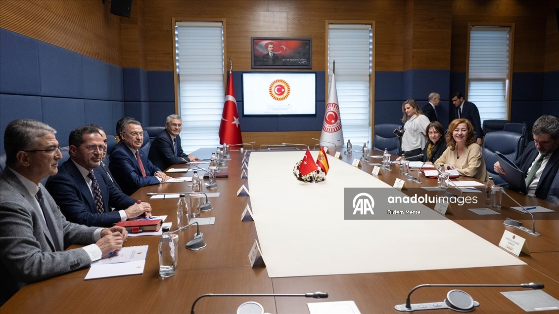 İspanya Temsilciler Meclisi Başkanı Francina Armengol Socias TBMM'de temaslarda bulundu