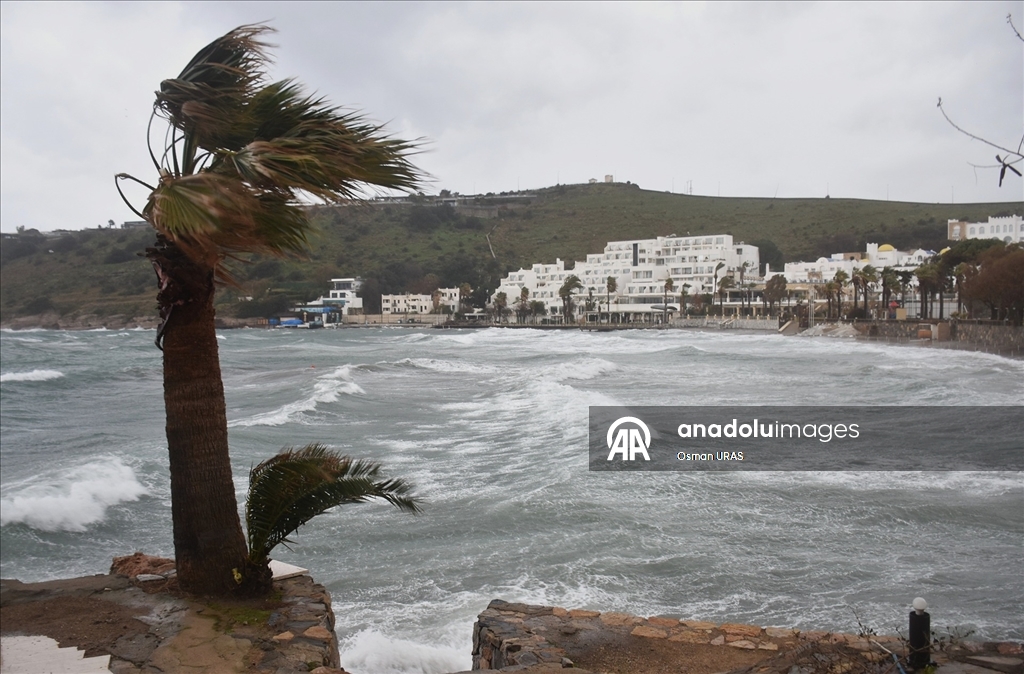 Muğla'da fırtınamsı rüzgar etkili oluyor