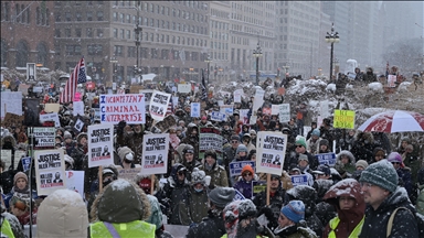 ABD'nin Chicago kentinde ICE karşıtı protesto düzenlendi