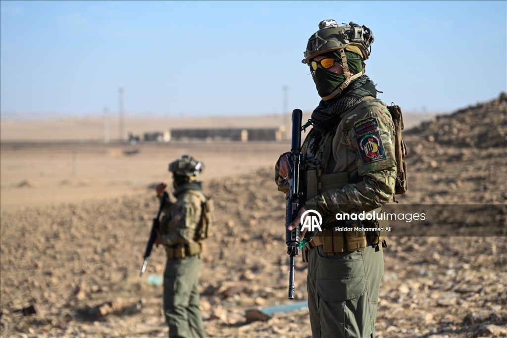 الأنبار.. قوات الحشد الشعبي العراقية تُجري تدريبات بالقرب من الحدود السورية