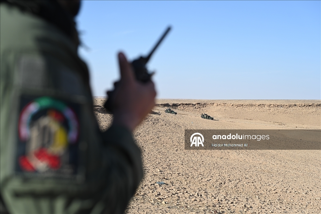 الأنبار.. قوات الحشد الشعبي العراقية تُجري تدريبات بالقرب من الحدود السورية