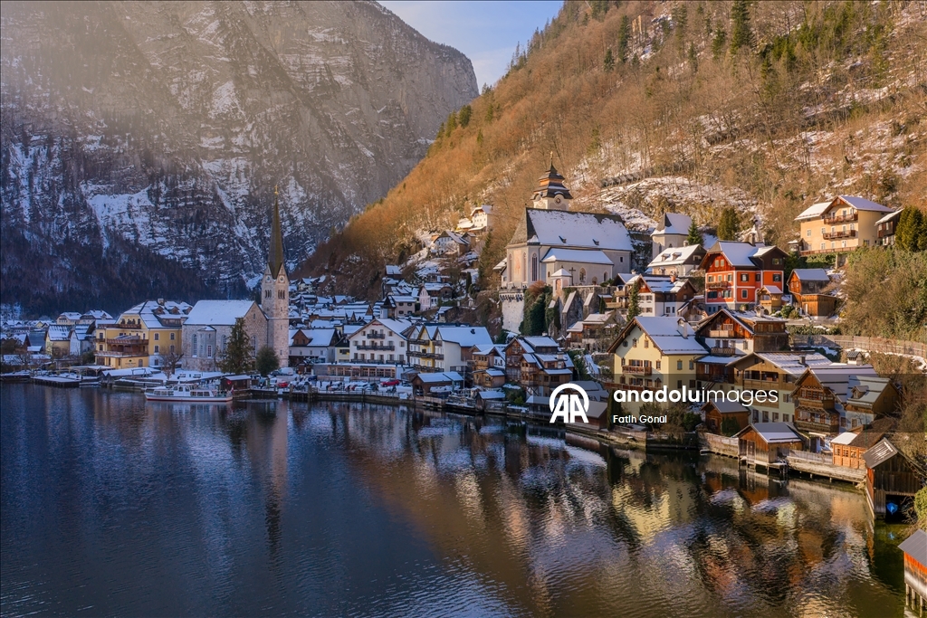 Hallstatt’ta kış manzaraları