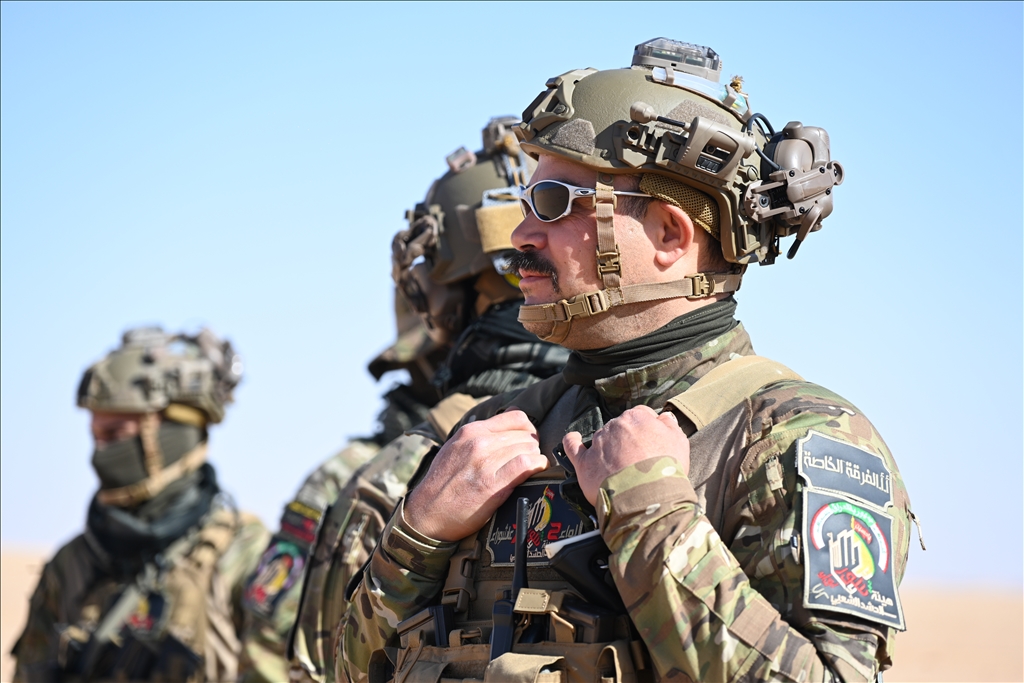 الأنبار.. قوات الحشد الشعبي العراقية تُجري تدريبات بالقرب من الحدود السورية