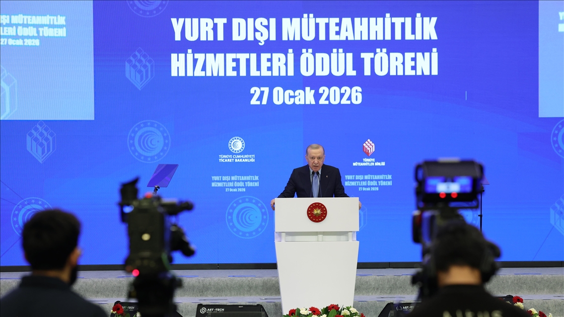 Yurt Dışı Müteahhitlik Hizmetleri Başarı Ödülleri Töreni